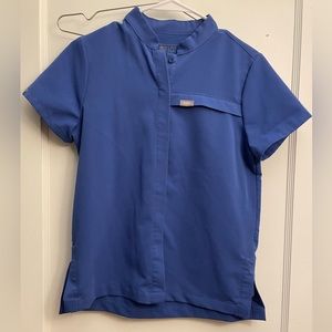 Figs Xxs denim celemu scrub shirt